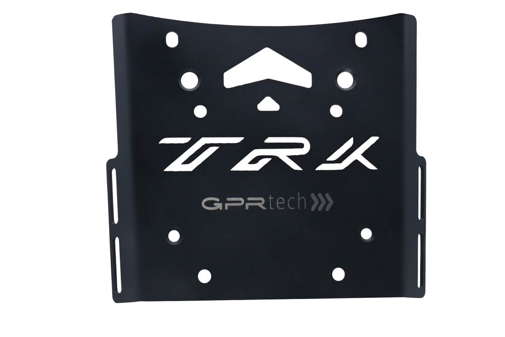 Placa de montaje para baúl GPR TECH de 35 - 55 litros, titanio negro, e5, para Benelli Trk 502 2021-2024