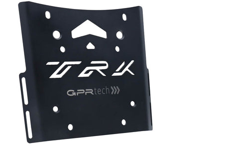 Benelli Trk 502 X 2021-2024 e5 Top Case Mounting Plate 35 Liters GPR TECH Black Aluminum - photo 2