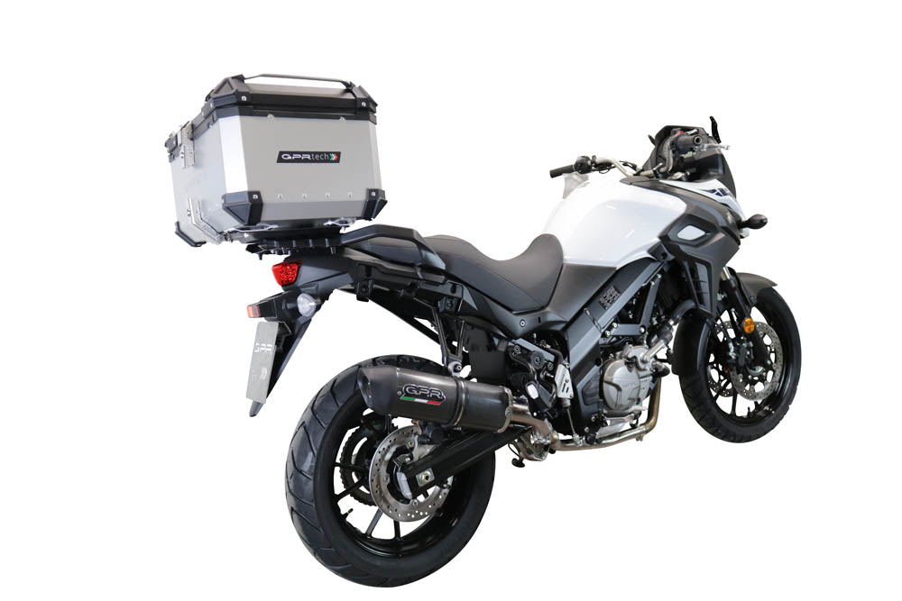 Suzuki V-Strom DL 1000 2014-2016 Top Case 55 Liters GPR TECH Silver Aluminum
