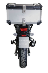 Baúl superior Suzuki V-Strom 650 2012-2016 55 litros GPR TECH Aluminio plateado
