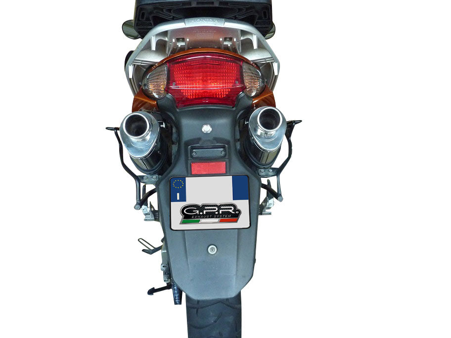 Escape GPR Trioval Dual Slip On para Honda Varadero 1000 1999-2011