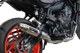Escape GPR Deeptone Inox Sistema Completo para Yamaha FZ7 MT07 2014-2016