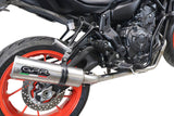 Yamaha FZ7 MT07 2021-2024 Exhaust GPR M3 Inox Full System
