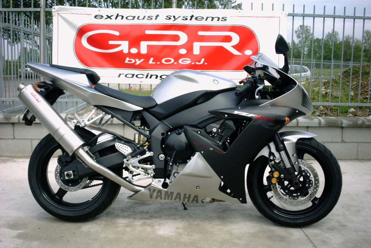 Yamaha R1 2002-2003 Exhaust GPR Trioval Slip-On