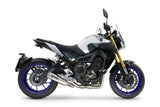 Échappement GPR M3 Inox Système Complet Low Level pour Yamaha Fj09 Tracer 2017-2020
