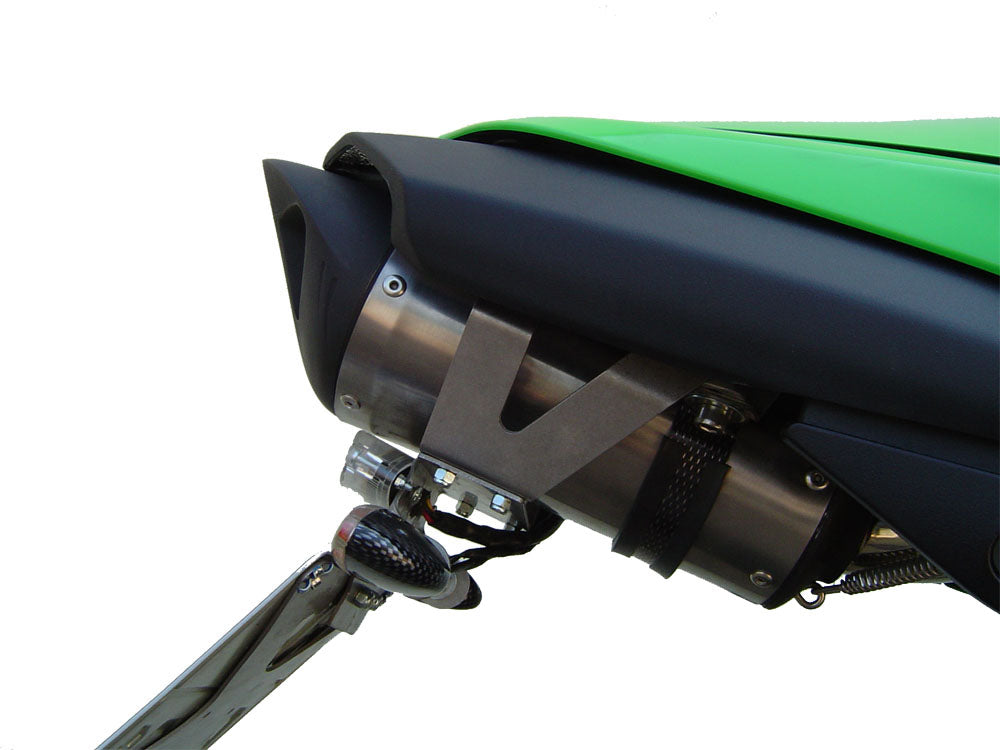 Kawasaki ZX6R 2007-2008 Exhaust GPR Tiburon Titanium Slip-On