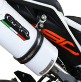 Escape GPR Deeptone Inox Slip-On High Level Race para KTM 250 Duke 2017-2020