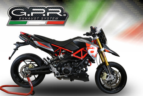 Aprilia Dorsoduro 900 2017-2020 Exhaust GPR Furore Nero Dual Slip On - photo 8