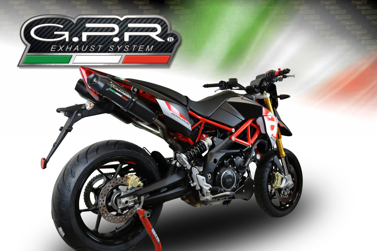 Aprilia Dorsoduro 900 2017-2020 Exhaust GPR Furore Nero Dual Slip On - photo 9