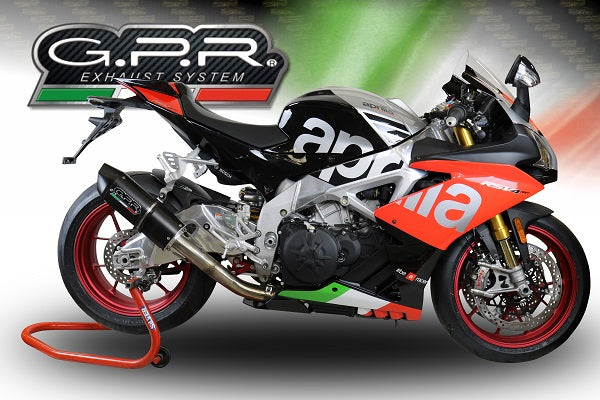 Aprilia RSV4 1100 RACING FACTORY 2019-2020 Exhaust GPR Furore Nero Slip-On