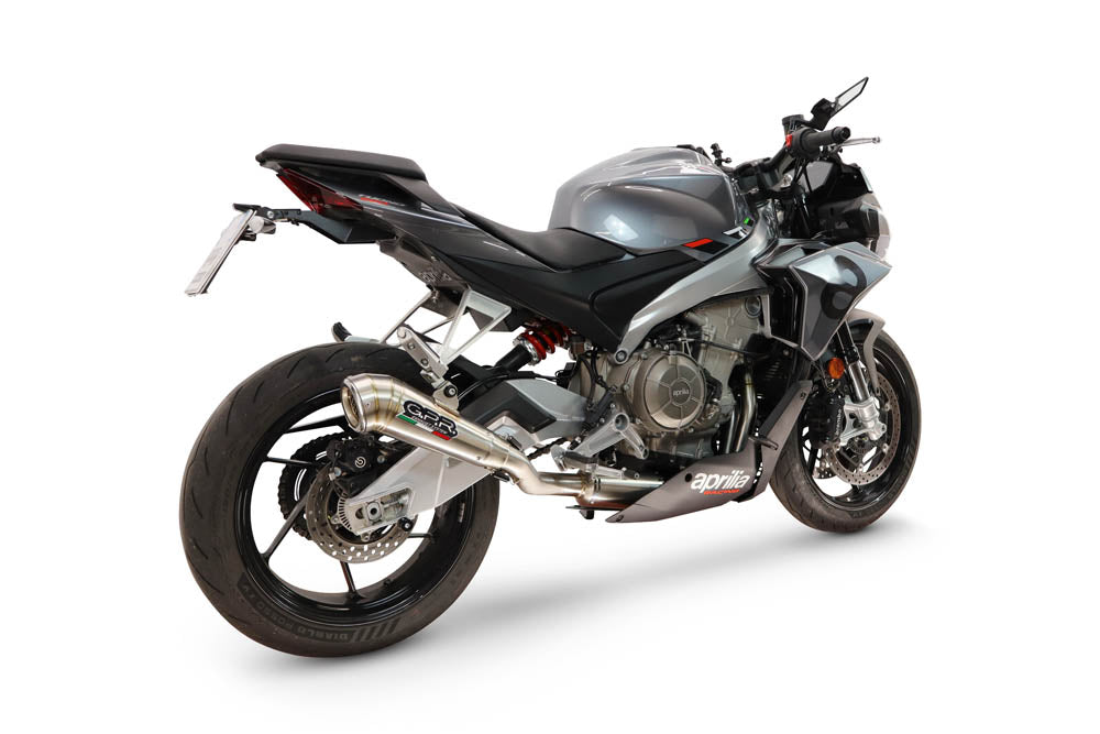 Échappement GPR Powercone Evo Système Complet pour Aprilia Tuono 660 2021-2024