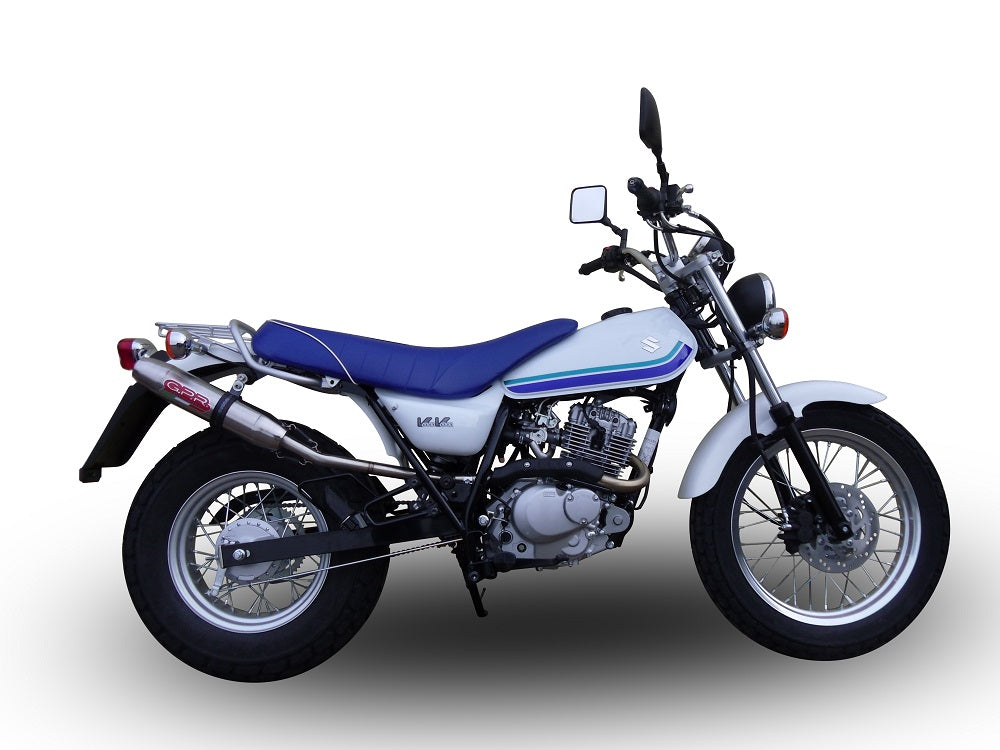 Suzuki Rv 125 Van Van 2003-2017 Escape GPR Deeptone Inox Slip-On