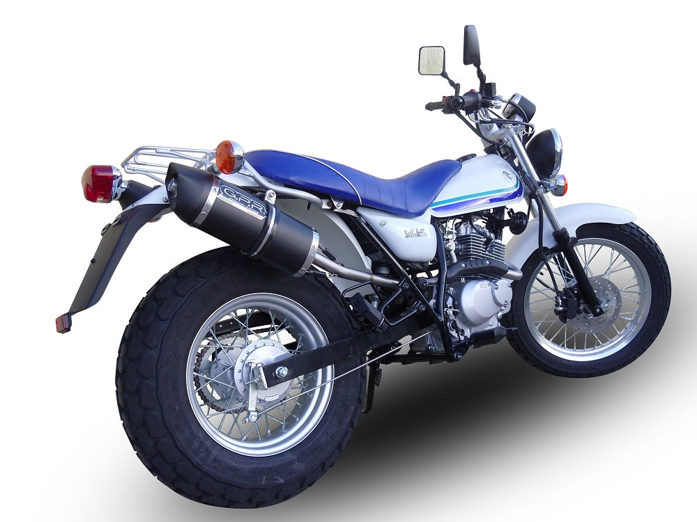 Escape GPR Furore Nero Slip-On Race para Suzuki Rv 125 Van 2003-2017
