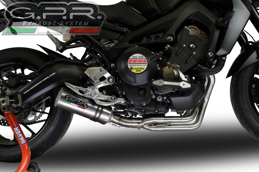 Yamaha Tracer 9 GT 2025-2026 Exhaust GPR M3 Inox Full System High Level - photo 11