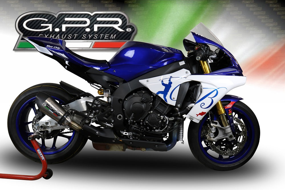Échappement GPR Grand Prix Evo Titanium Slip-On pour Yamaha R1 2017-2019
