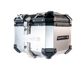 Universal Top Case GPR Tech ALPI-TECH 26 Liters with Backrest Silver