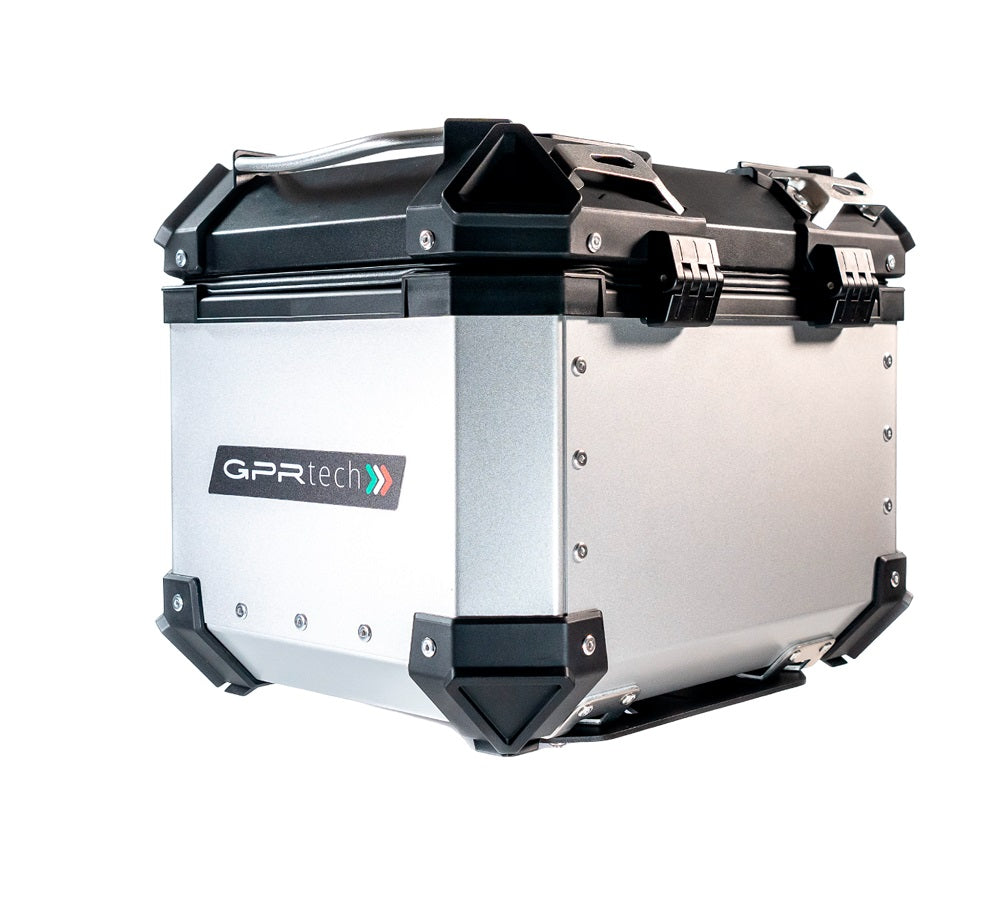Zontes E 350 2023-2024 Top Case 26 Liters GPR TECH Silver Aluminum