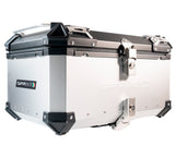 Triumph Tiger 800 - Xr - Xc - Xrx - Xcx - XRT - Xca 2011-2016 Top Case 55 Liters GPR TECH Silver Aluminum