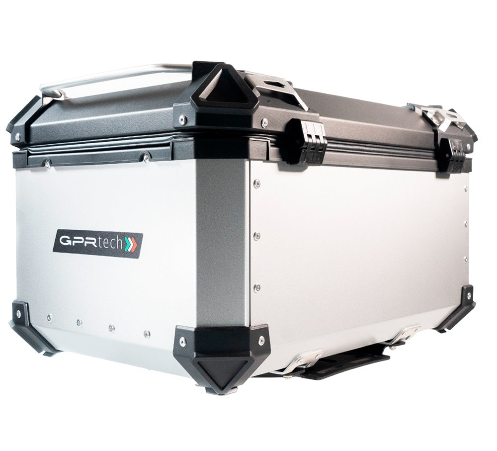 Baúl superior Zontes 350 T1 ADV 2022-2024 55 litros GPR TECH Aluminio plateado