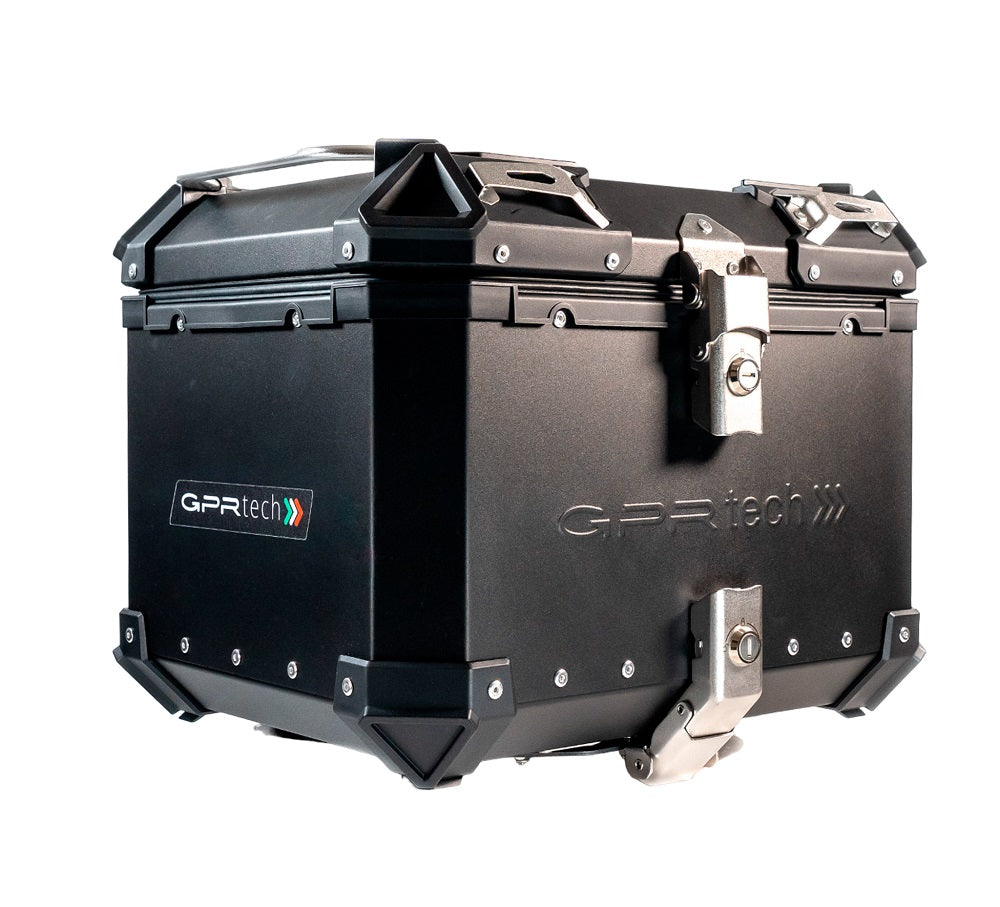 Universal Top Case GPR Tech ALPI-TECH 35 Liters with Backrest Black