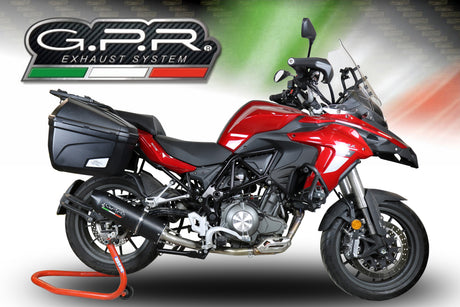 Benelli Trk 502 2017-2020 Exhaust GPR Furore Evo4 Nero Slip-On - photo 6