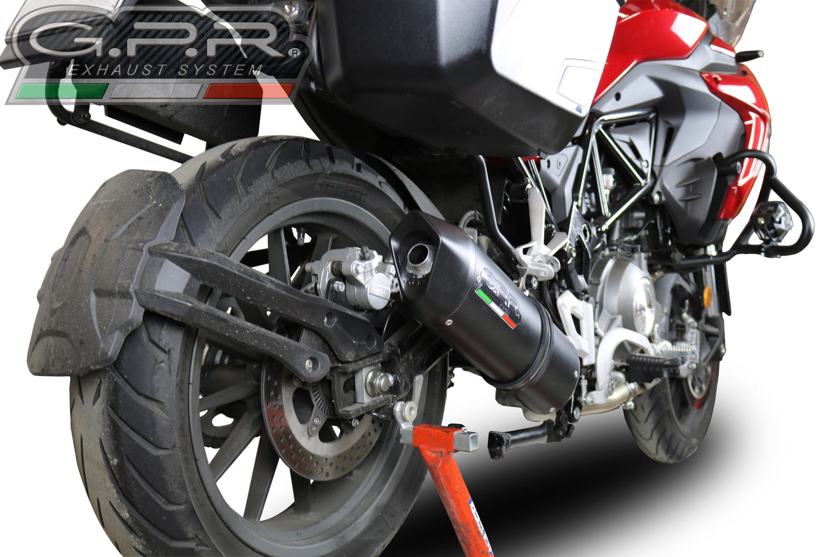 Benelli TRK 502 2017-2020 Exhaust GPR Furore Evo4 Nero Slip-On - photo 7
