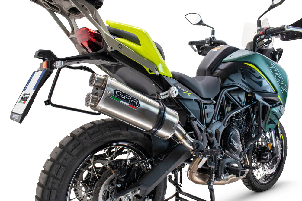 Benelli Trk 702 2023-2024 Exhaust GPR Dual Inox Slip-On