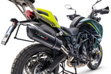 Échappement GPR Furore Evo4 Nero Slip-On pour Benelli TRK 702 X 2023-2024