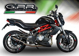 Benelli Bn 302 S 2017-2024 Exhaust GPR Furore Evo4 Nero Slip-On