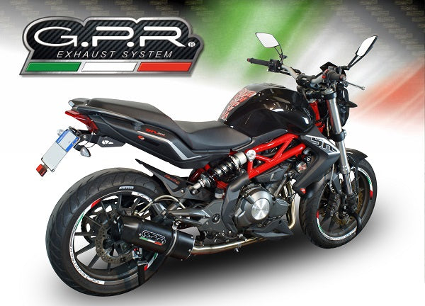 Benelli Bn 302 S 2015-2016 Exhaust GPR Furore Nero Slip-On