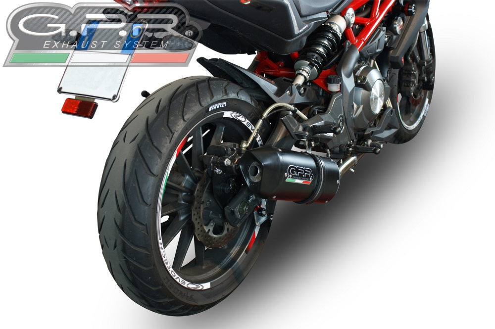 Benelli Bn 302 S 2015-2016 Exhaust GPR Furore Nero Slip-On