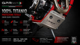 Beta RR125 4T Motard 2021-2023 Skid Plate GPR TECH Titanium
