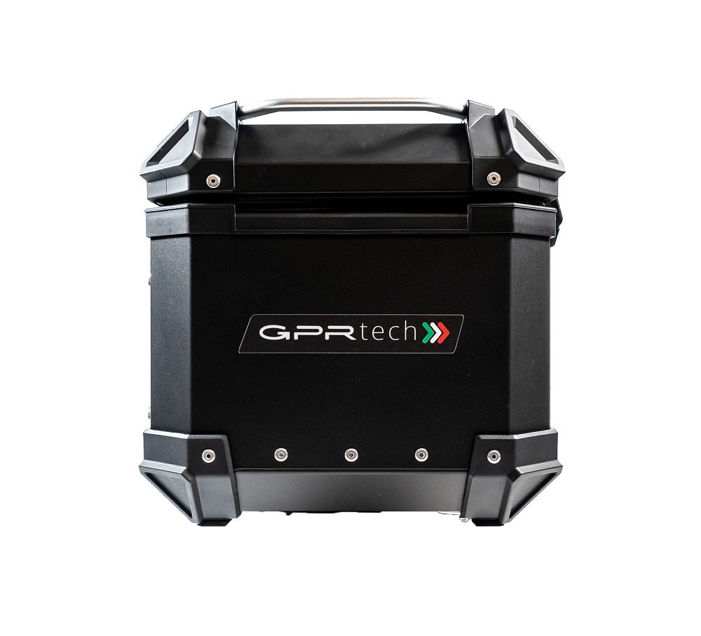 Universal Top Case GPR Tech ALPI-TECH 26 Liters with Backrest Black