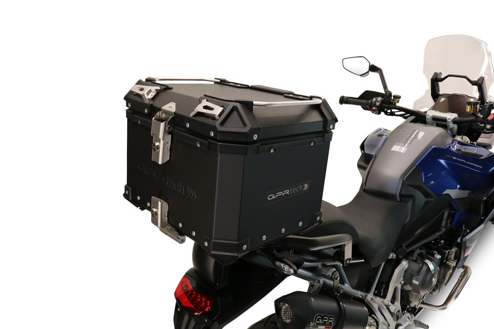 Baúl superior Triumph Tiger 850 2020-2024 45 litros GPR TECH Aluminio negro