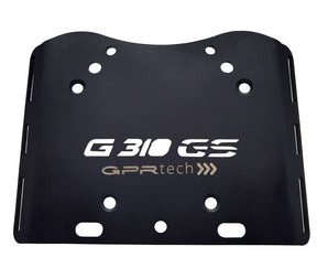 BMW G310GS 2022-2024 e5 Top Case Mounting Plate 35 Liters - 55 Liters GPR TECH Black Titanium - photo 1