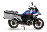 Maletas laterales GPR TECH de 38 + 38 litros, aluminio plateado, para BMW R1300GS 2024-2026