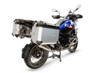 Maletas laterales GPR TECH de 38 + 38 litros, aluminio plateado, para BMW R1300GS 2024-2026