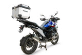 Top case GPR TECH de 45 litres, aluminium argenté, pour BMW R1300GS 2024-2026