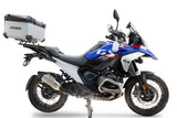 Baúl GPR TECH de 55 litros, aluminio plateado, para BMW R1300GS 2024-2026