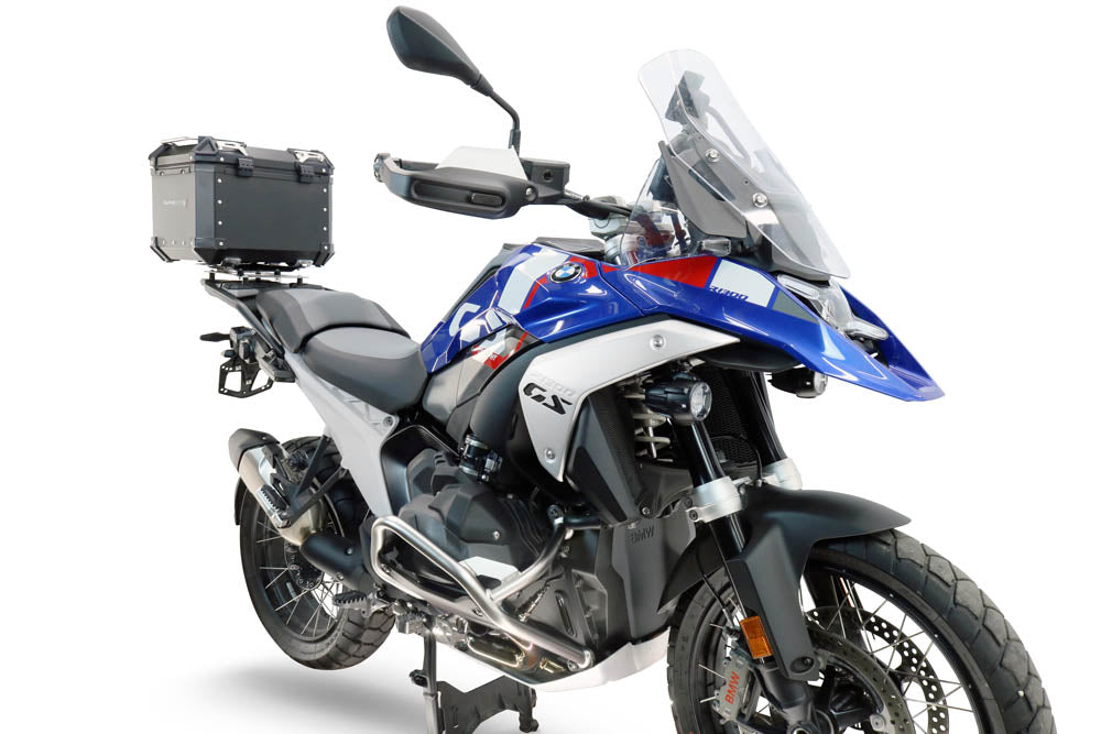 Baúl GPR TECH de 35 litros, aluminio negro, para BMW R1300GS 2024-2026