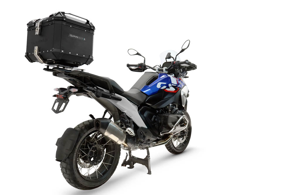 Top case GPR TECH de 45 litres, aluminium noir, pour BMW R1300GS 2024-2026