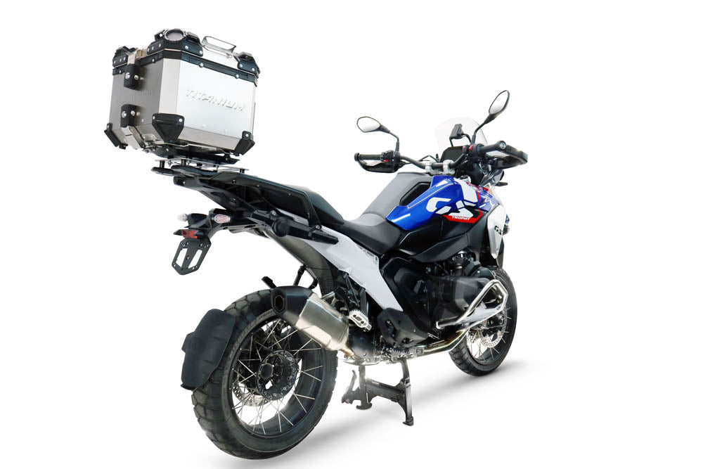 Baúl GPR TECH de 35 litros, titanio, para BMW R1300GS 2024-2026