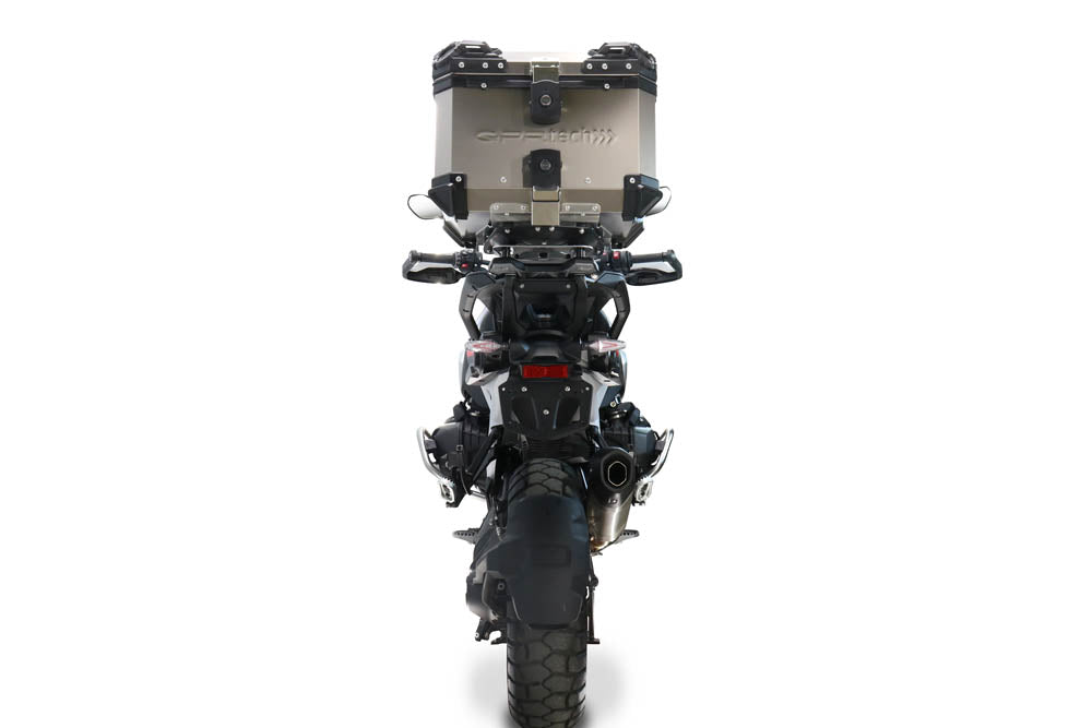 Baúl GPR TECH de 35 litros, titanio, para BMW R1300GS 2024-2026