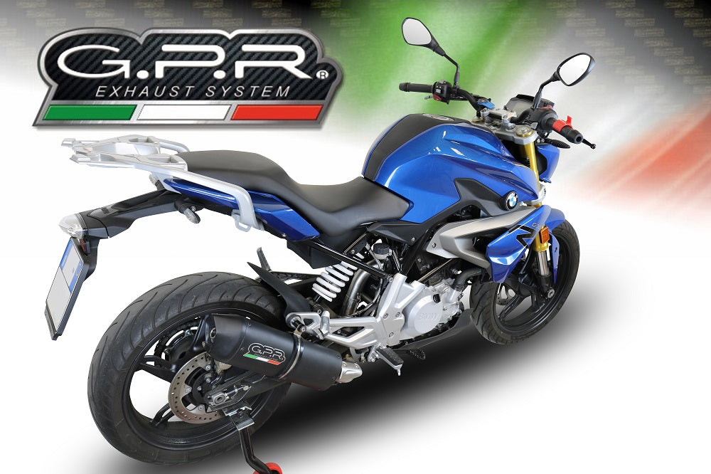 BMW G310R 2017-2021 Exhaust GPR Furore Evo4 Nero Full System