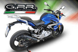 BMW G310R 2022-2024 Exhaust GPR Furore Evo4 Nero Full System