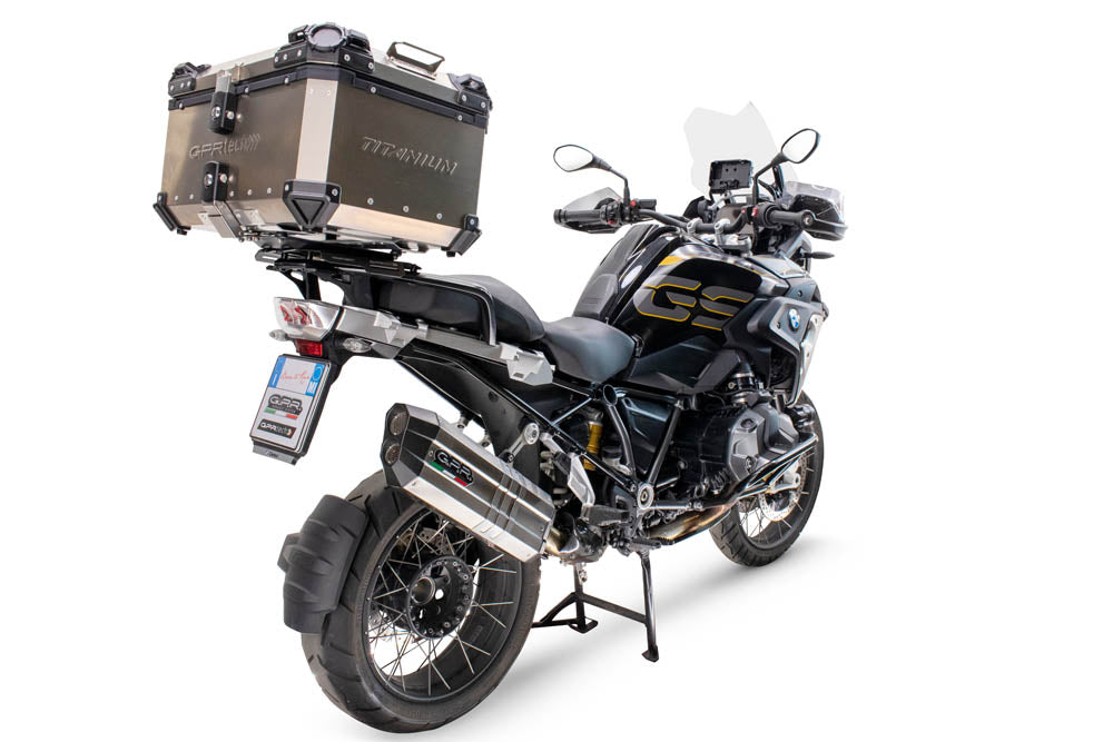 Top case GPR TECH de 35 litres, titane, pour BMW R1250GS 2019-2020