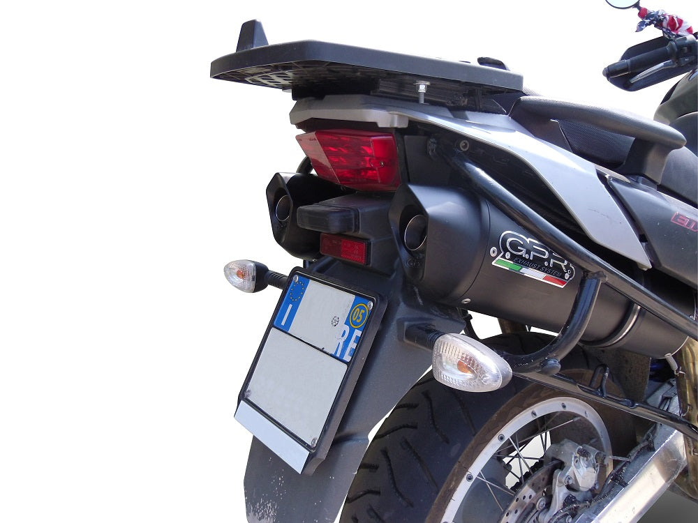 Aprilia Caponord ETV1000 RALLY 2001-2007 Exhaust GPR Furore Nero Dual Slip On Race