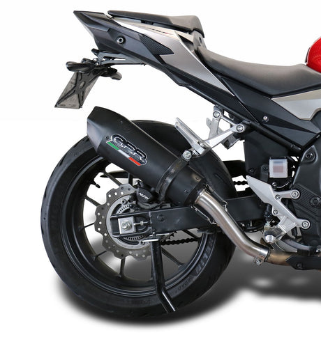 Honda CB500X 2019-2025 Exhaust GPR Grand Prix Evo Black Titanium Slip-On - photo 4