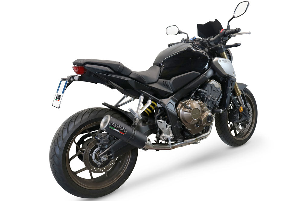 Escape GPR M3 de titanio negro para Honda CBR650R 2021-2023