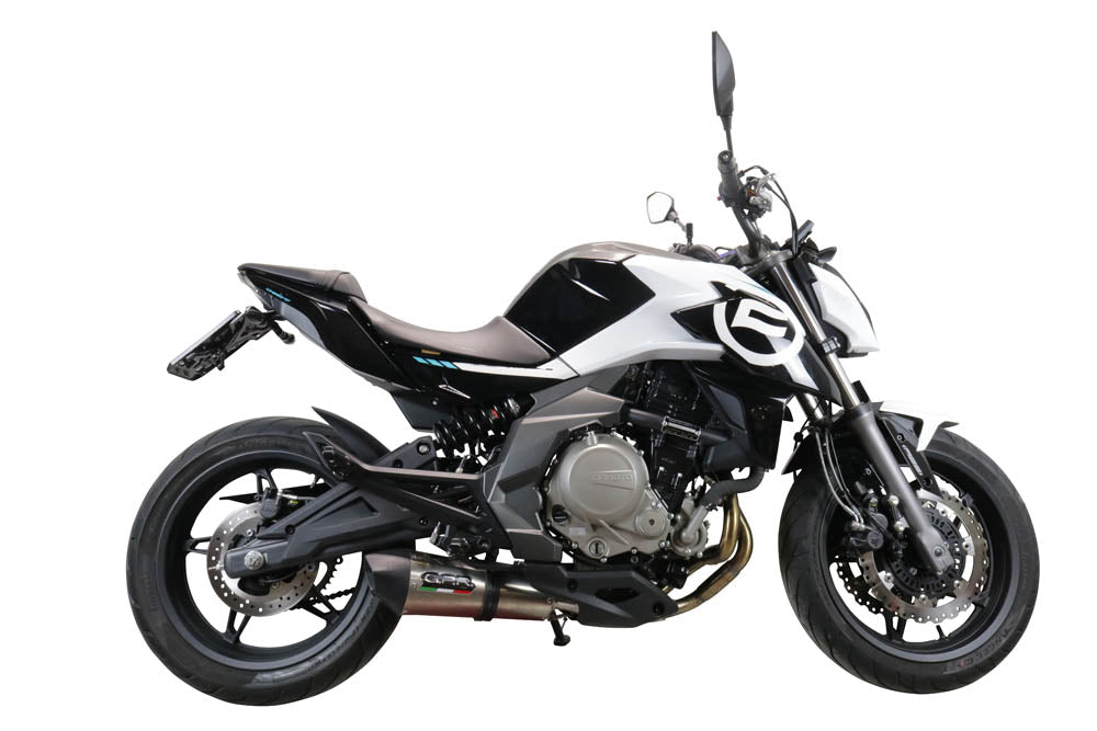 CF Moto 650 Nk 2021-2024 Exhaust GPR Grand Prix Evo Titanium Slip-On - photo 4